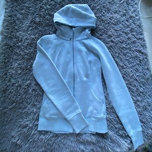 Lululemon Scuba Hoodie Light Blue Size 8